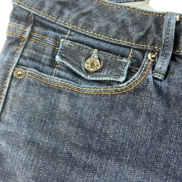 Banana Republic Jeans Bootcut Mid Rise Dark Wash Women's Size 6 - Picture 8 of 10